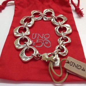 Uno de 50 silver necklace